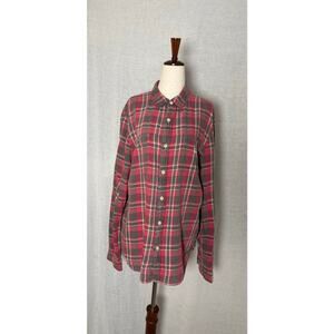 Ralph Lauren Denim & Supply Pink and Grey Flannel
Size Large